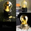 Night Lights Vintage Bulb Light Rechargeable LED Energy-saving Mini Bedside Lamps Home Bedroom Decor Lighting Christmas DecorationNight