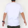Lokalny magazyn Transfer ciepła puste sublimacja T-shirt biały szary modalny załoga szyja z krótkim rękawem T-shirt poliester z11