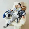 2021 Winter Children Clothes Fashion Long Style Kids Parka Down For Boys Girls New 3-10 Year Baby Winter Jacket J220718