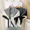 Fliege Koreanische Hälfte Hemd Abnehmbare Kragen Für Frauen Mädchen Revers Gefälschte Kragen Schal Wraps Weibliche Abnehmbare Bluse Falsche CollarBow
