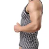 Men's Workout Slim Tank Top Fit Casual Plaid Bodybuilding Shirt Muscle Men Sweatshirt Vest Jogger Sleeveless Fashion Tops Tee 220530