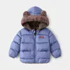 2022 jongensmeisjes jassen down katoen herfst winter sportjack voor babymeisje kinderen warme jas meisjes kleding peuter bovenkleding J220718