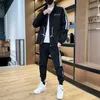 Men's Tracksuits Printed Sportswear Men's Korean Fashion Casual And Handsome With Fashionable Clothes Work ClothesMen's