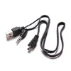 Câble adaptateur de connexion USB Mini mâle à mâle, 50cm, USB 2.0, 5 broches, Standard + prise Audio AUX 3.5mm, pour haut-parleur, lecteur Mp3 MP4