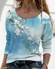 Vêtements de gym papillon motif rond cou rond confortable femme respirante femme européenne américaine rétro sublimation imprimer le fond t-shirt