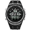 Men039S Luxe analoge digitale kwarts Bekijk nieuw merk HPOLW Casual Watch Men G Style Waterproof Sports Militaire schok Horloges CJ2451500