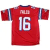 Nikivip Expédier de nous Shane Falco # 16 The Replacements Movie Maillot de Football Homme Cousu Rouge S-4XL Haute Qualité