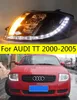 High Beam Lens Head Lights för TT LED-strålkastare 2000-2005 Strålkastare Audi LED Turn Signal Front Fog Lamp