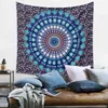 Bohemian Mandala mattvägg hängande blommor konst Indien psykedelisk tapiz hippie boho dekor vägg matta sovsal sovrum bakgrund j220804