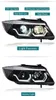 Bil Dayime Running Head Light för BMW 3 Series E90 LED-strålkastarmontering 318i 320i 325i Dynamic Turn Signal Lens Auto Accessories 2005-2012