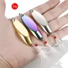 1pcs Metal Spinner Spoon Lures Trout Fishing Lure Hard Bait Sequins Paillette Artificial Baits Spinnerbait Fish Tools 2.5g42g 220704