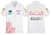 Polos pour hommes F1 Formula One Racing Polo Chemise d'été à manches courtes avec le même personnalisable T9o8