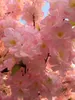 1mの長い桜の造花造花の枝結婚式のアーチの装飾桃の枝の背景の壁掛け偽の花GCB14844