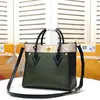 53823 Designer luxury handbags purse On My Side bags elegant stitching fine grain calf shoulder strap handbag