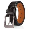 Belts Men Real Cowskin Genuine Leather Belt With Alloy Pin Buckle Plus Size 170 160 150 140 130cm Male Waist Straps For JeansBelts