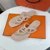 designer slides 2022 flip-flops Slippers short heel celebrity flat two cm pinch niche sandals female