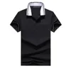 Mens Designer Långärmad Polo T-shirts med broderi Teknik Bomull Lyxig Italien Män Kläder Kortärmad Mode Casual Mäns Sommarual Tees