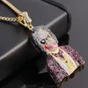 Pendentif Colliers Classique Hip Hop Bande Dessinée Collier Clown Mode Hommes Hiphop Rock Chaîne Bijoux Pour Garçon Cadeaux