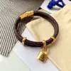 Man Woman Bracelet Fashion Leather Magnetic Buckle Bracelets Chain Jewelry Unisex Wristband 20 Color High Quality with gift box