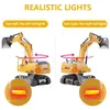 2.4Ghz Remote Control Construction Vehicle Excavator Toy 6-10Channal RC Bulldozer Engineering Vehicle Dump Car272V