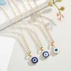 Necklace Fashion Colorful For Women Pendant Choker Luck Couple Jewelry Short Chain Lady Female Gift