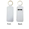 Refillable Party SubliMation Blanks Neoprene Chapstick Holder Lipstick Wristlet Keychain Lanyard Hand Sanitizer täcker Quarter Hol3645589