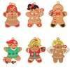 Kerstdecoraties Gingerbread Man Hangende decoratiescene Set feestelijke sfeer