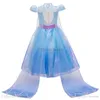 Meisjesjurken Babymeisjes Casual peuter kleren Kinderen Kort Mouw Zomer kinderen Princess Show E3011