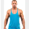 Débardeurs Muscle homme blanc Stringer coton entraînement fitness exercice Singlet musculation Sport maillot de corps vêtements de gymnastique