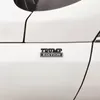 승화 파티 장식 1pc 트럼프 에디션 자동차 스티커 자동 트럭 3D 배지 엠블렘 데칼 오토 액세서리 8x3cm