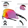 Sportmannen zonnebril Road Mountain Bicycle fietsen bril Vrouw rijdende bril buitenbescherming Eyewear 1 lens 220624