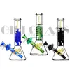 Narghilè unici Beaker Bong narghilè Freezable Oil Dab Rig Condenser Coil Buil A Bong Dab Rigs Pipa ad acqua in vetro con downstem diffuso