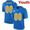 Thr Custom Pittsburgh Panthers Pitt College Football Jersey 82 Rafael Araujo-Lopes 89 Mike Ditka 97 Aaron Donald Men Women Youth Kids Stitched