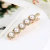 Fashion Flower Hair Clips Hair Accessory Feather Rhinestone Metal Clip Pearl Bows