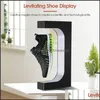 Lagerung Halter Racks Home Magnetische Levitation Schwimmende Schuh Display Stand 360 Grad Rotation Sneaker Shop Led Hält 22021 Xmasba229d