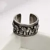 Bröllopsringar kvinnliga fingerring tillbehör djur trendig dam silver pläterad för kvinnor smycken mode elefant svart tjej bijou rita22