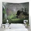 Simsant Forest Fairy Tale Tobestry psychodeliczny Nature Art Wall wiszący dywaniki