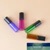 5ml Amber Atomizer Glass Roll On Perfumes Bottle With Steel Beads Empty Cosmetic Parfum Refillable Spray Scent Bottles 50pcs/lot