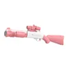Tüfek tabancası oyuncak 10 delikli şarj elektrikli otomatik kabarcık makinesi yaz dış sabun su çocuk oyuncakları 220726