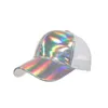 Berets Laser Light Net Net Mesh Cap Fashion Caps Caps Sun Hat Summer Cotton for Man Women Czapka Z Daszkiem Casquette #Lr1berets
