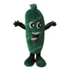 Halloween Green Cucumber Mascot Costume Cartoon Vegetable Anime Thème personnage adultes Taille Christmas Carnival Birthday Party Outdoor Tenue