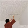 Adesivi murali Decorazioni per la casa Giardino Soffitto in mattoni 3D Tetto Decorazione per soggiorno Camera da letto Tv Sfondo Adesivo Carta da parati in schiuma Stile griglia D