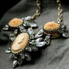 Pendant Necklaces Bulk Price Simple Shiny Gold Color Resin Figure Daily NecklacePendant