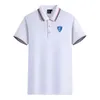 Empoli F.C. Polos en coton mercerisé pour hommes et femmes, T-shirt de sport respirant à manches courtes avec revers, LOGO personnalisable