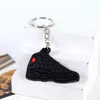 Mini Silicone Sneaker Keychain Woman Men Sneaker Kids Key Ring Geschenkontwerper Basketbalschoenen Keychains Handtas Key Ring Ring Schoenen Keyhouder H71PODL