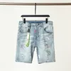 Herenshorts zomer nieuwe collectie heren gescheurde korte jeanskleding hoge kwaliteit herenshorts ademende denim shorts mannelijk