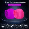 Massageador de brinquedos sexuais 12 Vibrador de língua de velocidade Lambor oral Lambor de clitóris de clitóris para masturbação feminina Memasagem de brinquedo de mama