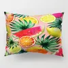 Kissenbezug mit Obstbezug, lang, dekorativ, rechteckig, 50–30 cm, Wassermelone, für Sofa, Stuhl, Heimdekoration, Erdbeer-Banana-Kissen