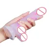 Godes en Silicone de gelée de couleur, pénis de Simulation artificielle avec ventouse, Massage de Masturbation féminine, stimule les jouets sexy du point G.