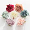 Flores decorativas grinaldas 100pcs por atacado Artificial Wall Wreath Wedding Christmas Decortion Candy Box Diy Broche Headwear